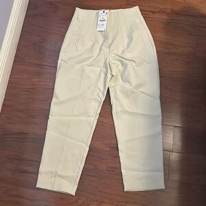 Elegant Cream Women's Pants